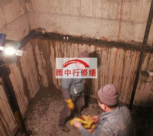 河西电梯井堵漏新工艺